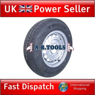 trailer wheel and tyre 165 r13c 5 1 2 pcd