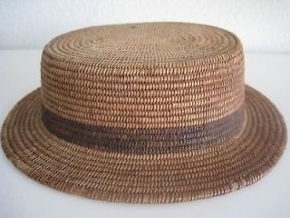 Tohono OOdham (Papago) or Pima Basket / Basketry Hat 1920s   1930s 