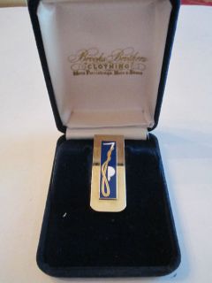 VINTAGE BROOKS BROTHERS MONEY CLIP IN THE ORIGINAL BOX MADE BY HAYWARD