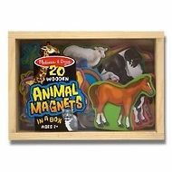 melissa and doug 475 twenty animal magnets in a box