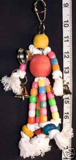  rainbow man parrot toys by a bird toy