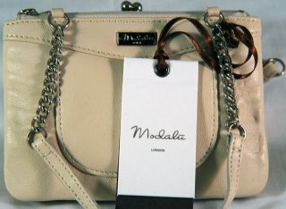 modalu leather small bag purse stone brand new time left