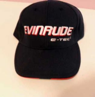 evinrude e tec hat new navy blue fishing boating