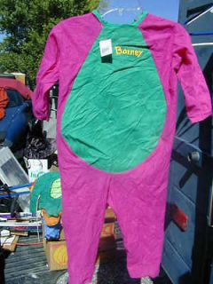 Halloween Costume Barney Purple Dinasour Jump Suit 2 3 Dress Up FUN 