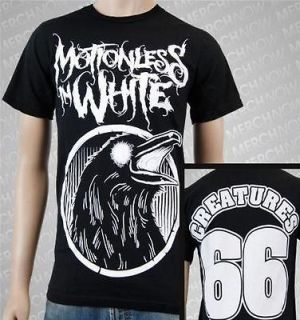 motionless in white raven soft fit t shirt new s m l xl
