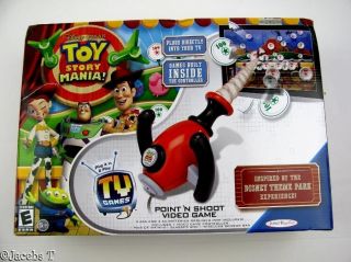 toy story mania point n shoot plug play video game