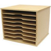 beyond the page mdf scrapbooking paper storage unit time left