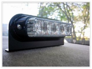 pair p4 led tow security police white grill bar lights