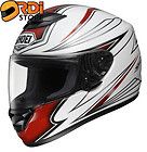 Medium ~ Shoei Qwest Airfoil TC 1 Red White Black Full Face Motorcycle 