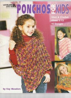 ponchos for kids 3 knit 3 crochet new sale item