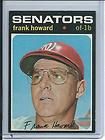 1971 topps baseball 620 frank howard washington sena buy it