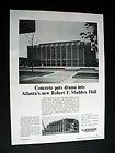 lehigh cement maddox hall atlanta ga 1968 print ad enlarge