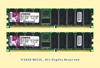 Server RAM 8GB 2x 4GB PC2700R ECC REG DDR 333MHz 184pin Memory LOT 