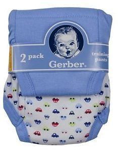 Gerber Training Pants (6-pairs), 3T, Boy's Colors - Fits 32-35 lbs
