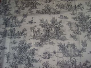 FABRIC shabby chic DIRECT FRANCE BARGAIN FQ from £2.49 toile de jouy 