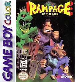 Rampage World Tour Nintendo Game Boy Color, 1998