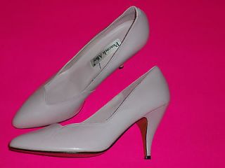 PEACOCK ALLEY PRETTY PALE PINK LEATHER SUEDE CLASSY HIGH HEEL NICE 