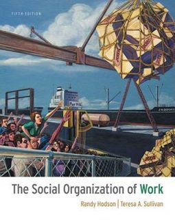 The Social Organization of Work by Randy Hodson and Teresa A. Sullivan 