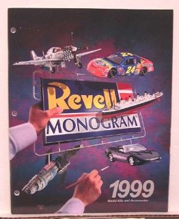 1999 revell monogram model kit catalog 84 pages 
