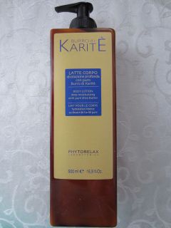   KARITE` Body Cream with Pure Shea Butter~PhytoRelax~ 500ml/16.9 oz New