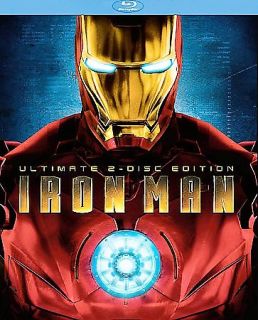 Iron Man Blu ray Disc, Ultimate Edition 2 Disc Set