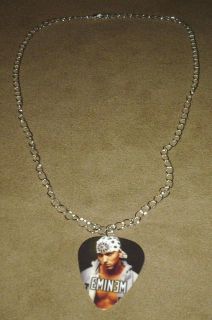 EMINEM CHAIN NECKLACE PLECTRUM IN PACKAGING IDEAL GIFT PRESENT