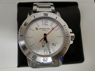 raymond weil mens 3900 st 05657 nabucco silver dial watch