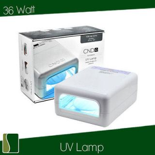 36W SHELLAC CND UV LAMP Nail Acrylic Gel CURING Light TIMER DRYER 