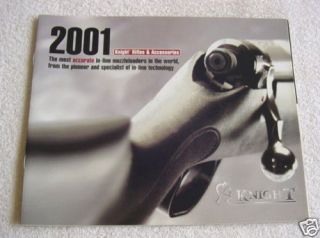 knight muzzleloading 2001 gun catalog in line shooting time left