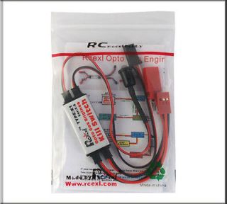 new Rcexl Opto Gas Engine Kill Switch For RC Airplane Hobby