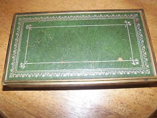   case, Table top cigarette box, Gold plated inside Park Sherman