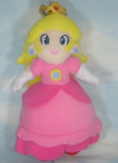 super mario bros princess peach 7 soft plush doll toy