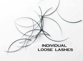   Individual Loose Lashes C Curl .20 x 12mm to 14mm Eyelash Extension