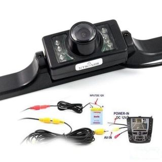   WATERPROOF CAR REARVIEW BACK UP REVERSE VIDEO LED CAMERA NIGHT VISION
