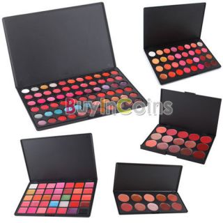Pro 10/15/32/35/66 Color Makeup Cosmetic Lip Gloss Sticks Palette Set