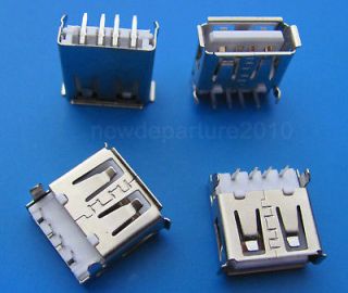  Type B Type Right Angle 4 pin Female Connector Jacks Socket PCB New