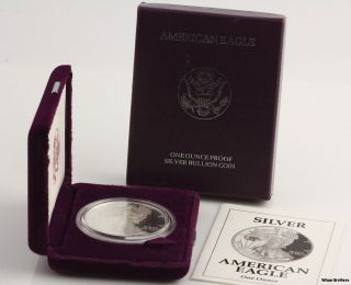 1992 American Silver Eagle   1oz .999 Mint Dollar Proof ASE Investment 