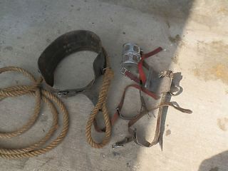 vintage tree climbing gear from the 1950 s great shape