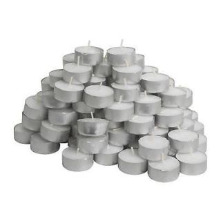   unscented white tealight candles Wedding centerpiece party Favor