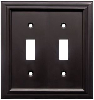 switch plate outlet cover wall rocker oil rubbed bronze more