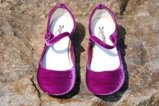 REPETTO Babies Fuxia Fuschia Velvet Mary Jane chaussures danse NEW IN 