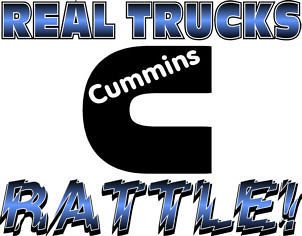 REAL TRUCKS RATTLE CUMMINS T SHIRT #5624 DODGE TRUCK TURBO DIESEL 