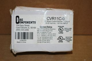 core components enclosed 10a relay module cvr11c 0 expedited shipping