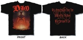 DIO THE LAST IN LINE T SHIRT RONNIE JAMES DIO MEDIUM OR LARGE