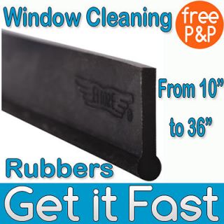 Professional Window Cleaning Rubber for Squeegees & Blades   10 inch 