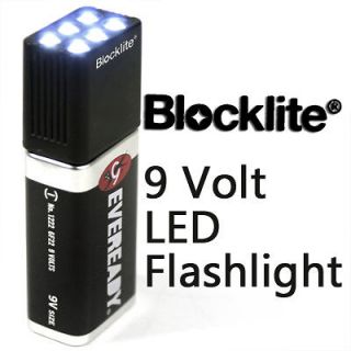 volt led flashlight for camping emerge ncy 9v battery