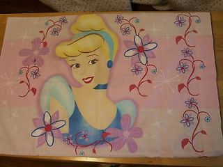 Disney Princess Double Sided Pillow Case Fabric Material Quilting 