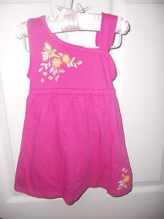 Old Navy NWT 18 24M Pink dress with flower decal &matching bloomers 