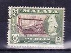 1957 MALAYA Perlis $5 Stamp SG40 Fine Used SC1750