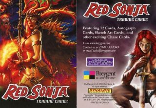 RED SONJA SERIES I PROMO CARD #PHILLY NON SPORTS CARD SHOW EXCLUSIVE